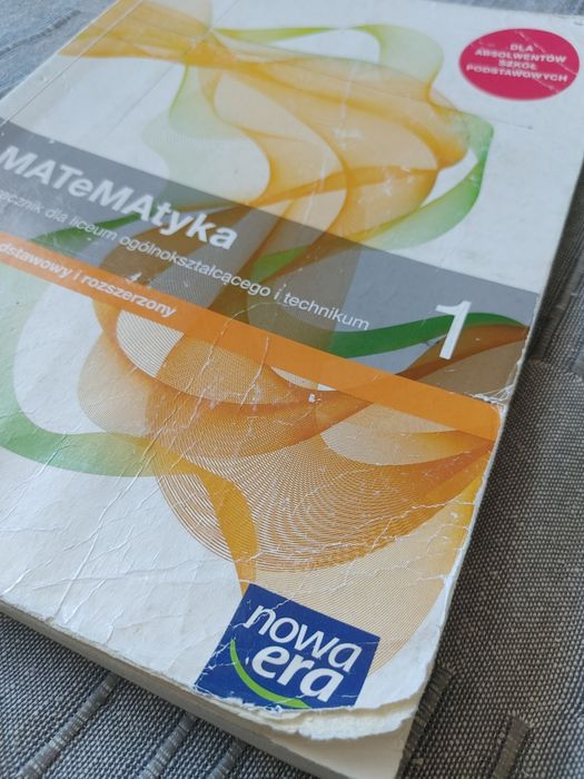 Matematyka 1 podręcznik dla liceum i technikum nowa era