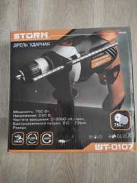 Дрель ударная Intertool Storm WT-0107 (состояние новой)