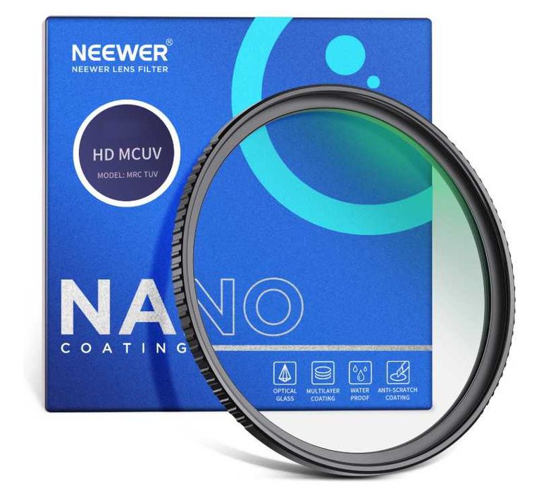 Світлофільтр NEEWER HD MCUV Filter, Ultra Slim, 72mm та інші фільтри