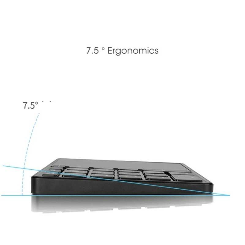 Teclado numérico 22 teclas Touchpad Bluetooth (Windows Android Apple)