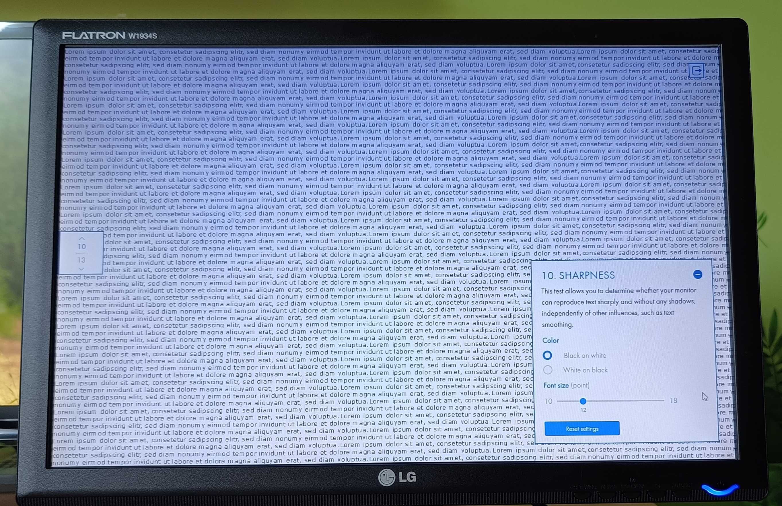 Sprzedam monitor LG W1934S 19" w dobrym stanie
