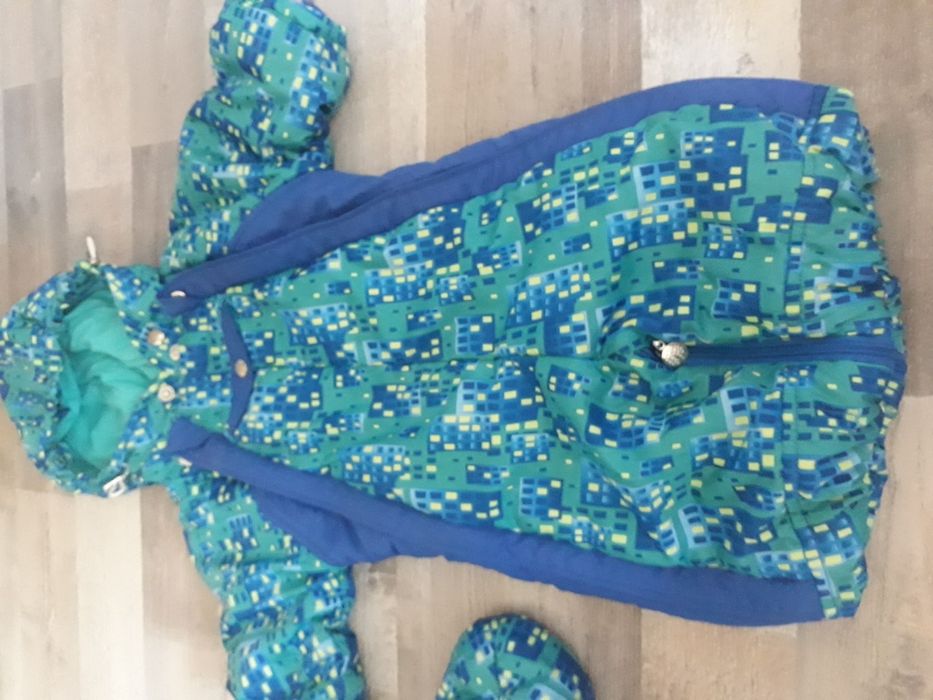 Комбинезон Модный карапуз + конверт демисезонный (рост 62-80 см)