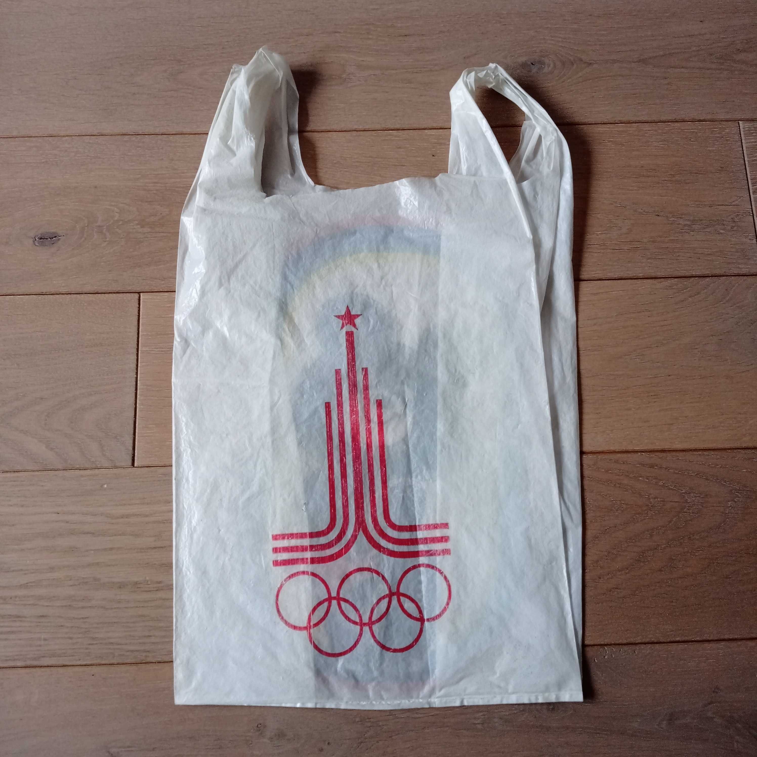 1980 Igrzyskach Olimpijskie w Moskwie oryginalna reklamówka