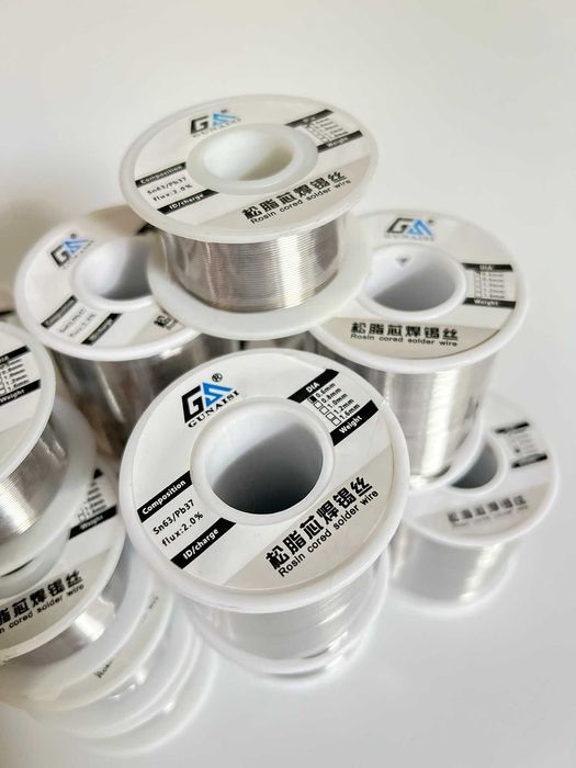 Якісний припій з флюсом Gunaisi 0.3-0.6мм 50 грм 500 грм припой