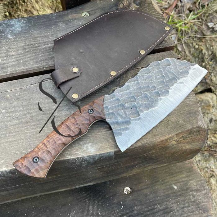 Кухоний ніж «Серб», кухонный топор, топорик для костей, сербский нож