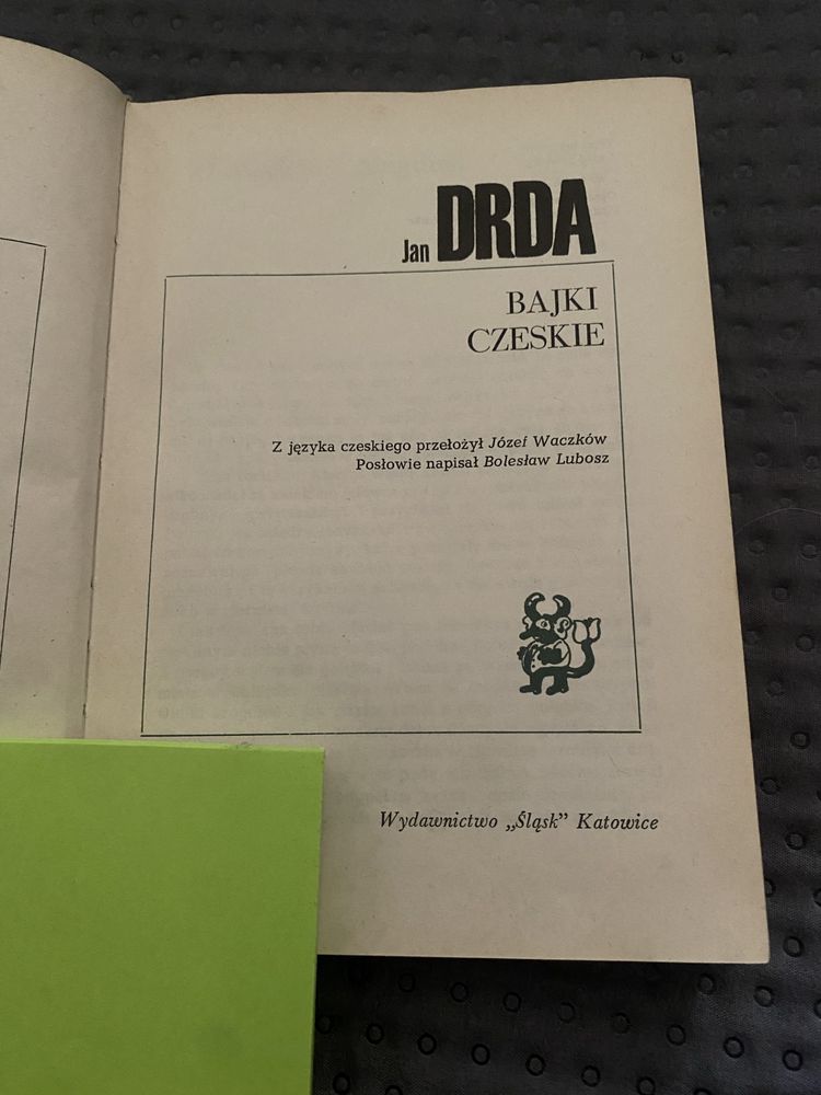 Bajki Czeskie Jan Drda 1978 rok