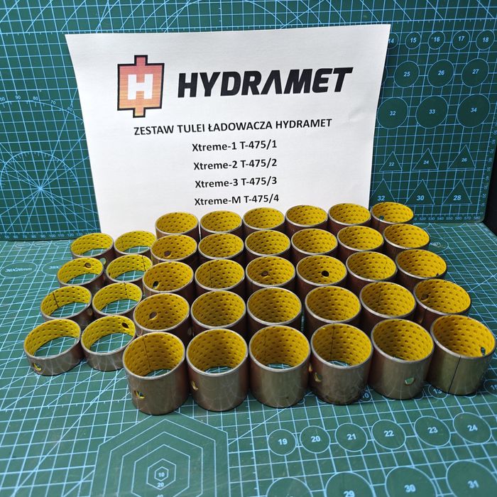 Zestaw tulei ładowacza HYDRAMET Xtreme-1 T-475/1 , Xtreme-3 T-475/3