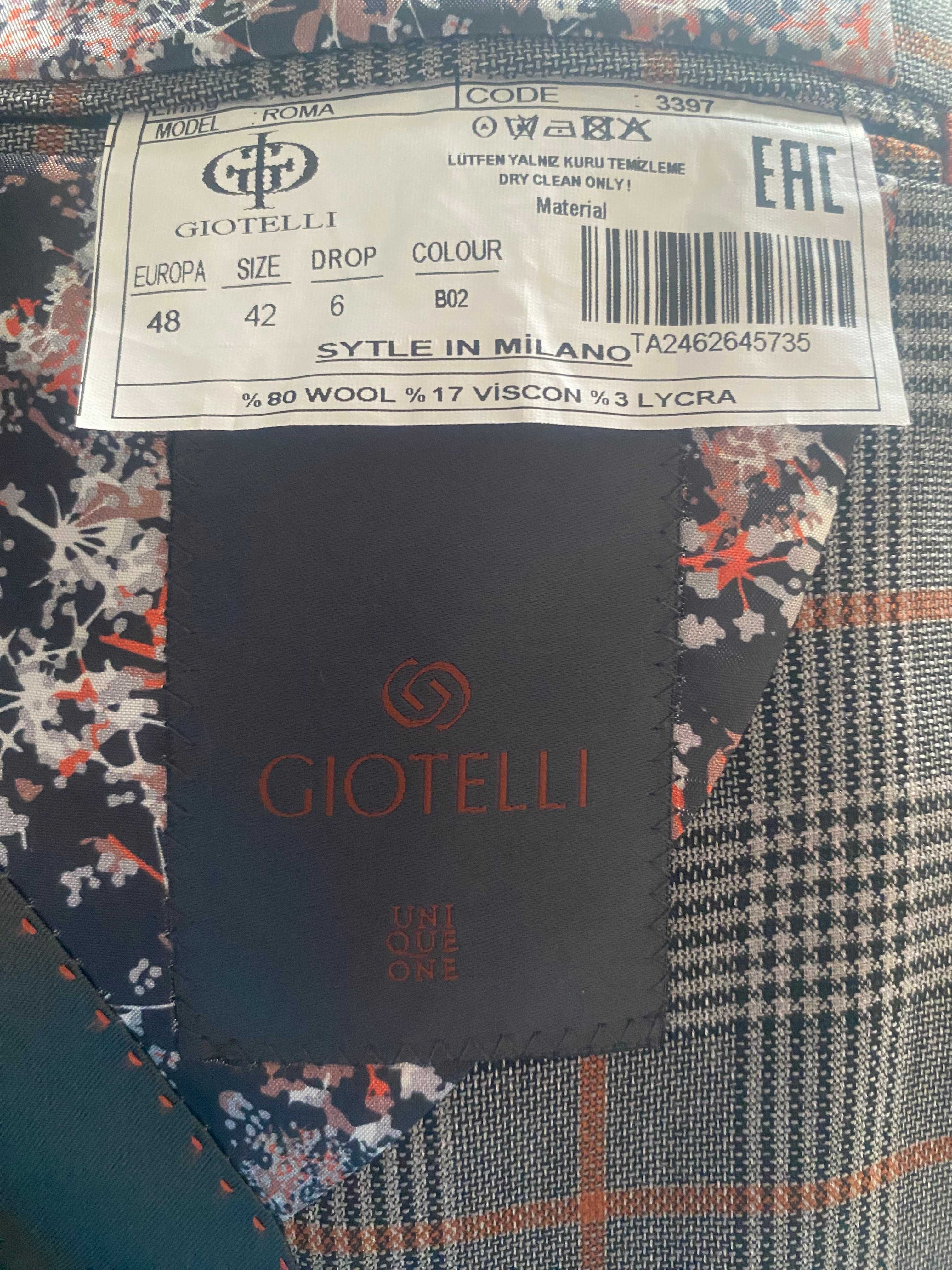 Продам чоловічий костюм трійка GIOTELLI