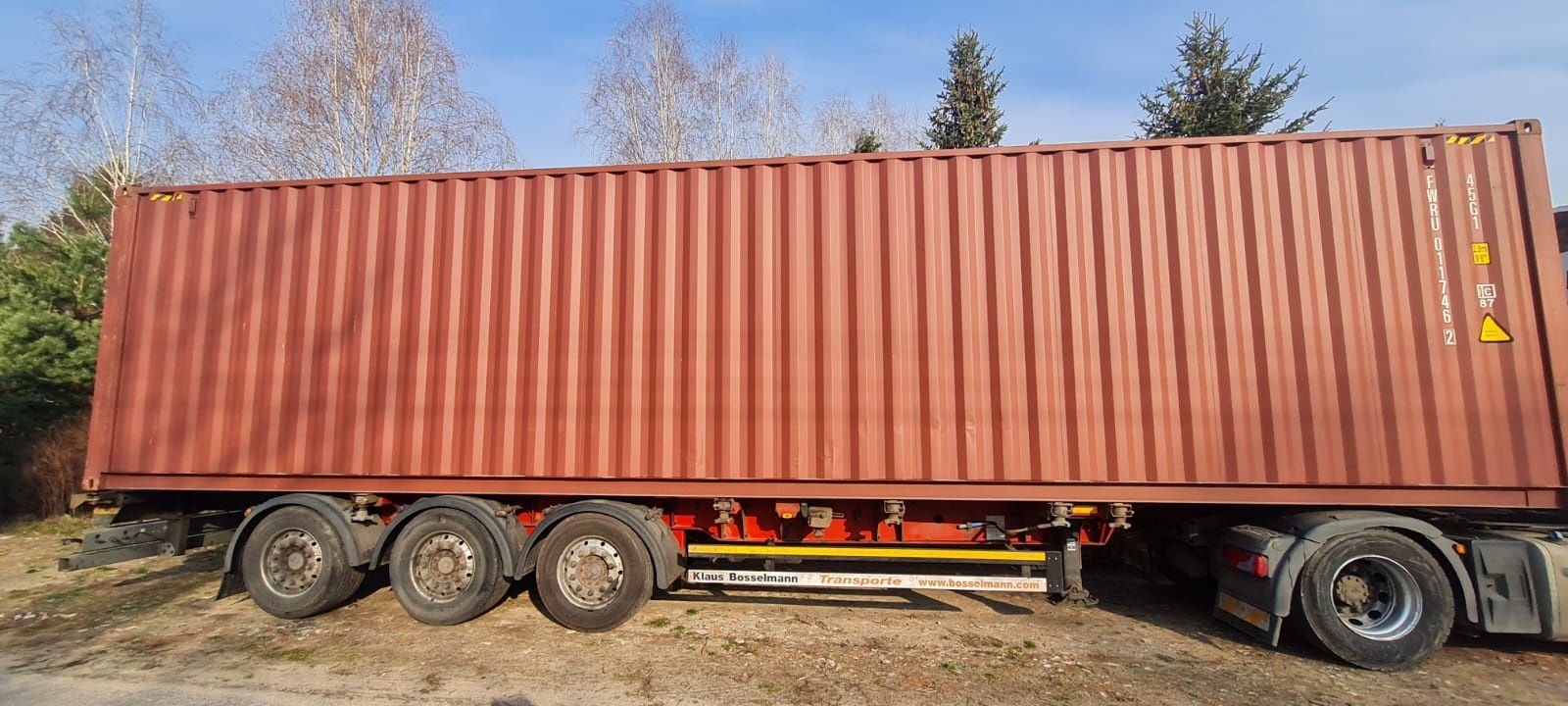 Kontener morski 40' magazynowe, garażowe