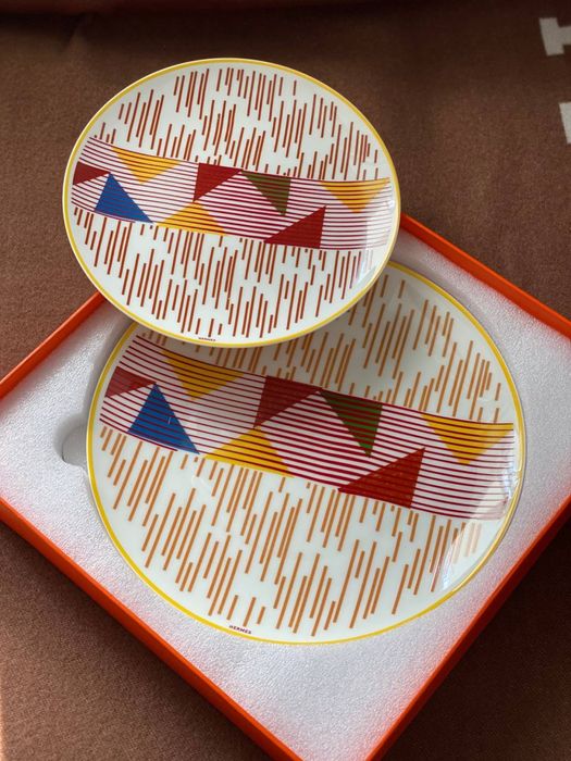 Набір тарілок Hermes порцелян