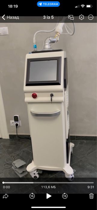 Фракційний СО2 лазер для шліфування шкіри та гінекологічних процедур