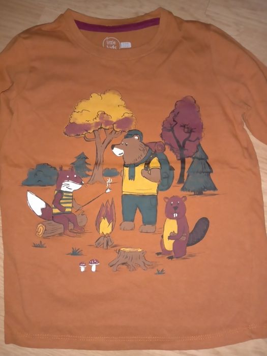 Bluzka z długim rękawem dla chłopca rozmiar 116