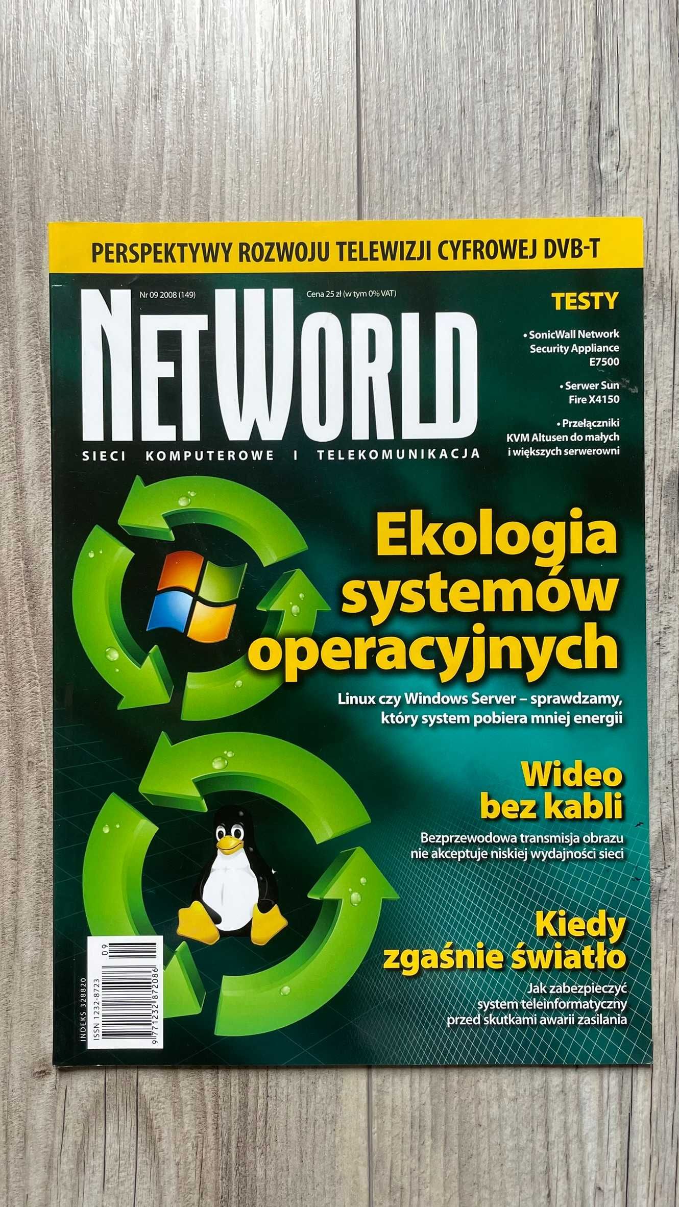 Komplet magazynów NetWorld z 2008 roku Net World