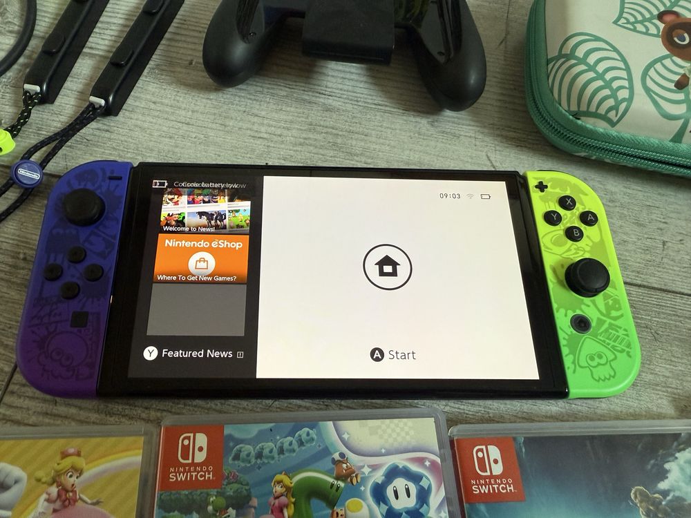 Nintendo switch oled splatoon 3