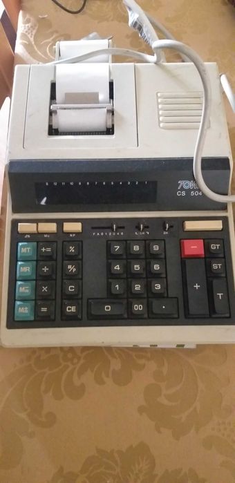 Máquina de calcular elétrica vintage