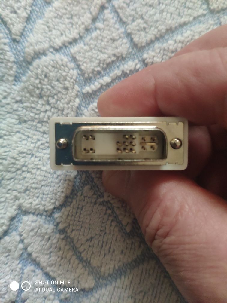 Переходник, адаптер видео DVI-A на VGA