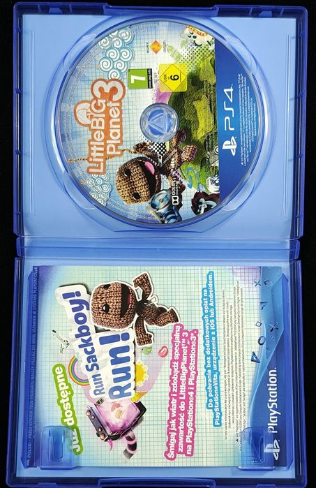 Little Big Planet 3 PL Dubbing na PS4 i PS5 po polsku LBP BDB stan