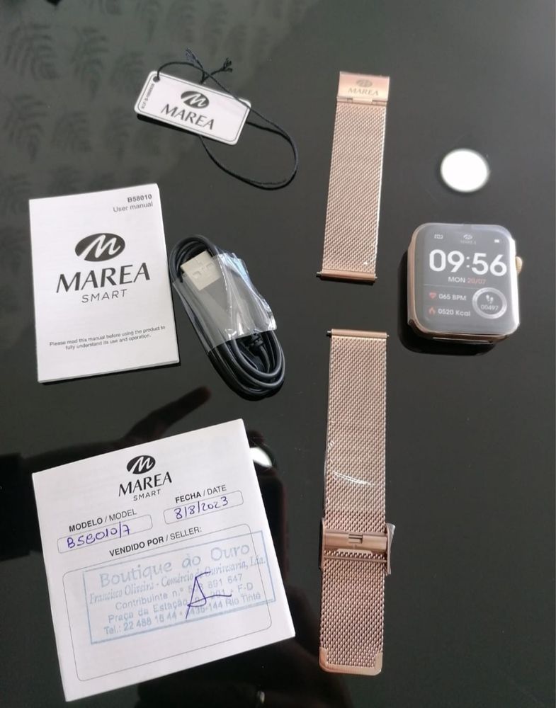 Smart wacth marea- B5C010/7 : 3 anos garantia