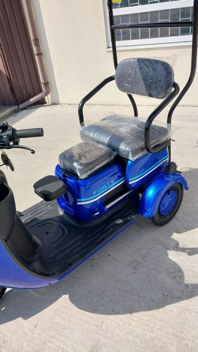 2025 АКЦІЯСкутер акумуляторний FORTE TRINE-WS800 3х колесний трайк три