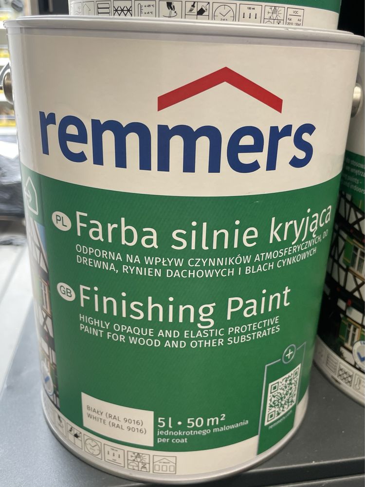 Farba silnie kryjąca 5l. Remmers