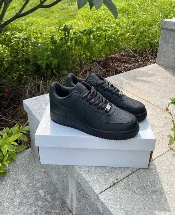 Buty meskie Mokasyny Nike_ Air_ Force_ 1_ Low '07_ Black R.43