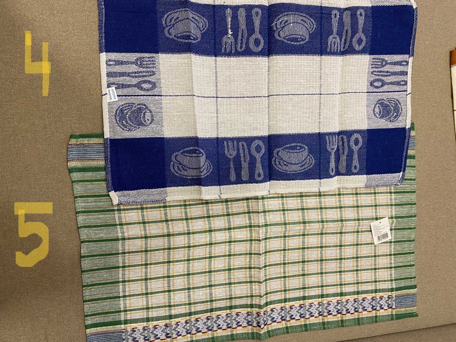 Полотенца кухонные новые Хлопок Лен  Размер  ориентировочно   70х40 см