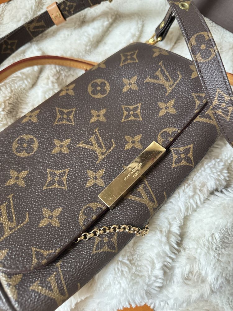 Torbeka Louis Vuitton Favorite PM Monogram + pasek 16mm - dowód zakupu