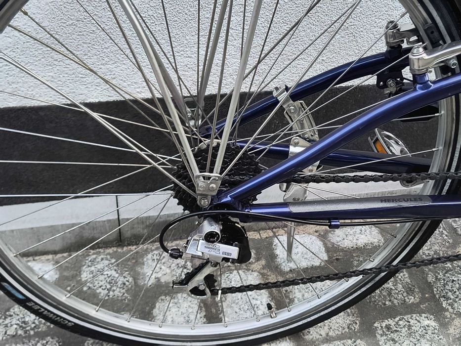 Hercules miejsko trekkingowy 23" koła 28" ALU
