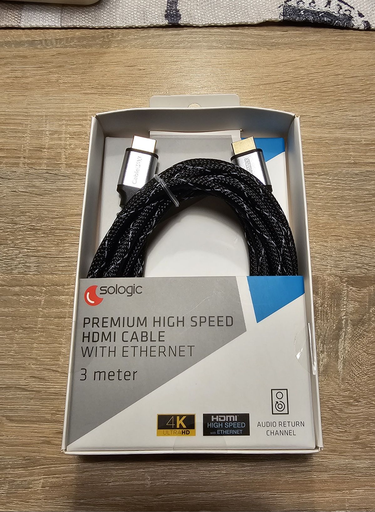 Kabel HDMI Premium 4K Ethernet 3m