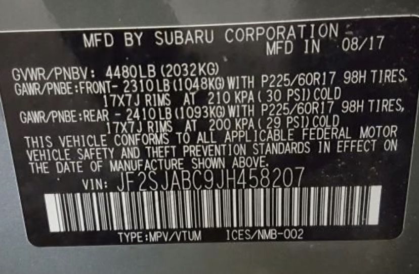 Субару Форестер 2017