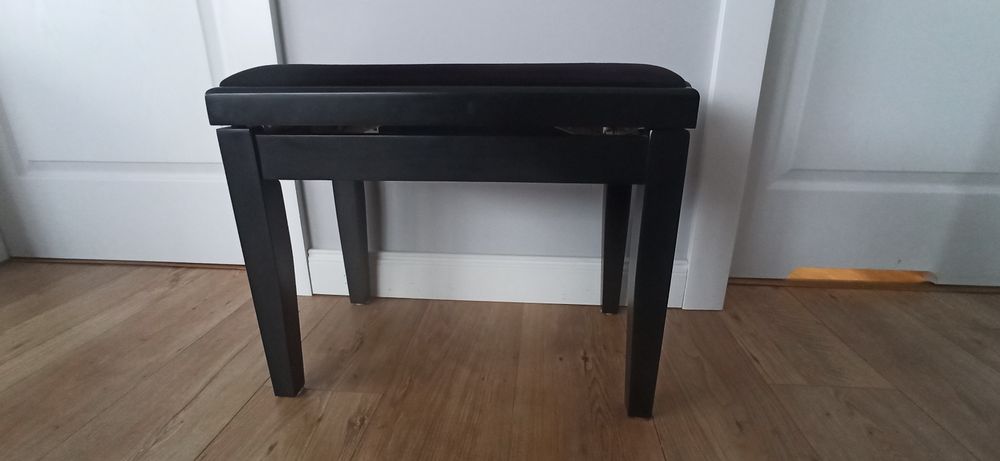 Ława do pianina fortepianu czarna regulowana Rezerwacja