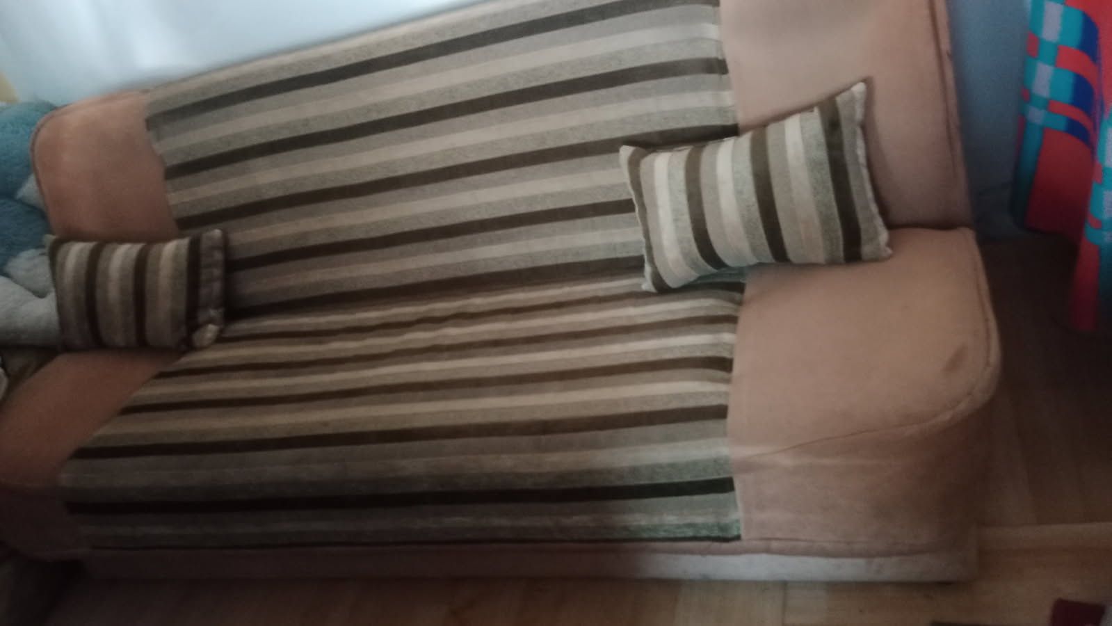 Łóżko 2 osobowe,weresalka w paski 200zł