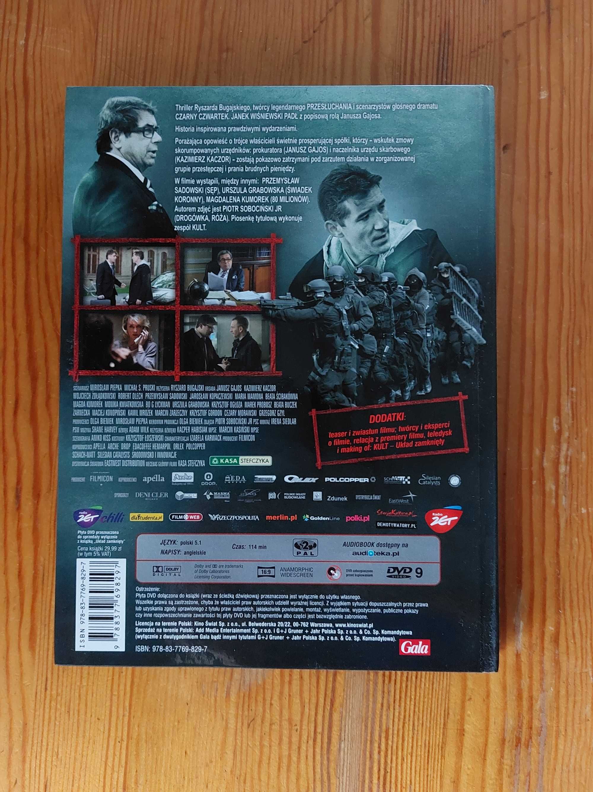 Układ Zamknięty DVD PL + Książka STAN IDEALNY