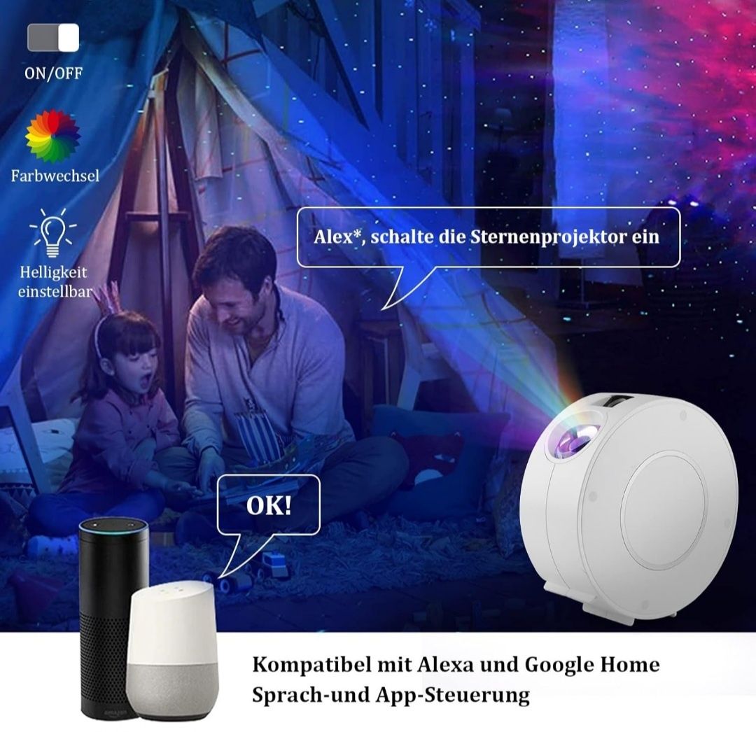 Inteligentny projektor Galaxy Light SUPPOU SK20