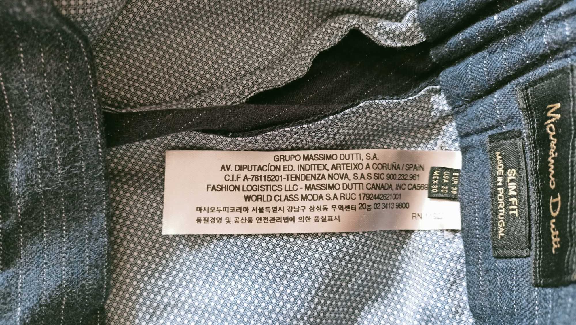 Nowe spodnie damskie Massimo Dutti, rozmiar 38