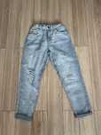 Reserved jeansy baggy z przetarciami rozmiar 152cm.