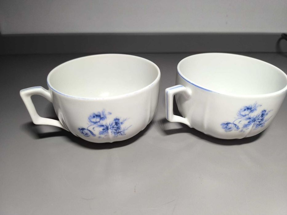 Almoçadeiras Vista Alegre — Decoração Floral Azul (Conjunto de 2)