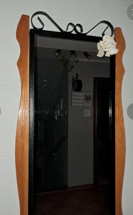 Lustro po renowacji lata 70-te wymiary 90 cm / 40 cm