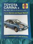 Haynes Manual Toyota Carina E