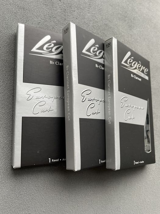 Stroik do klarnetu Legere European Cut nr 3 nowy!