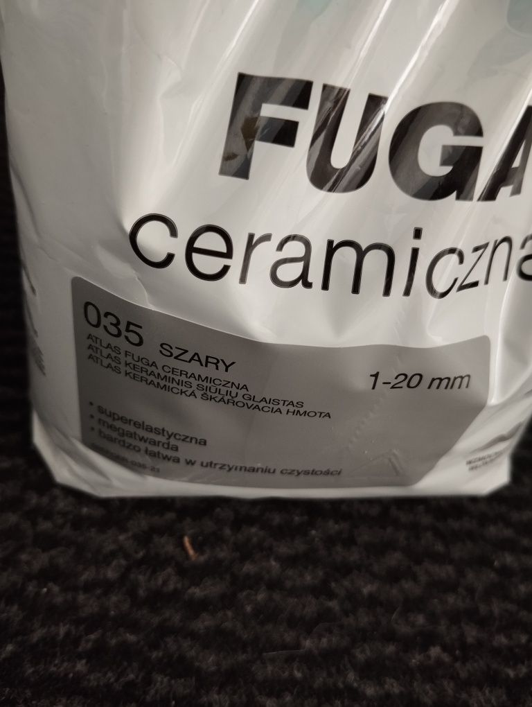 Fuga ceramiczna szara Atlas