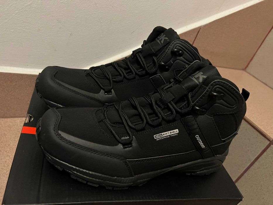 Buty Męskie Zimowe Czarne DK nr 43