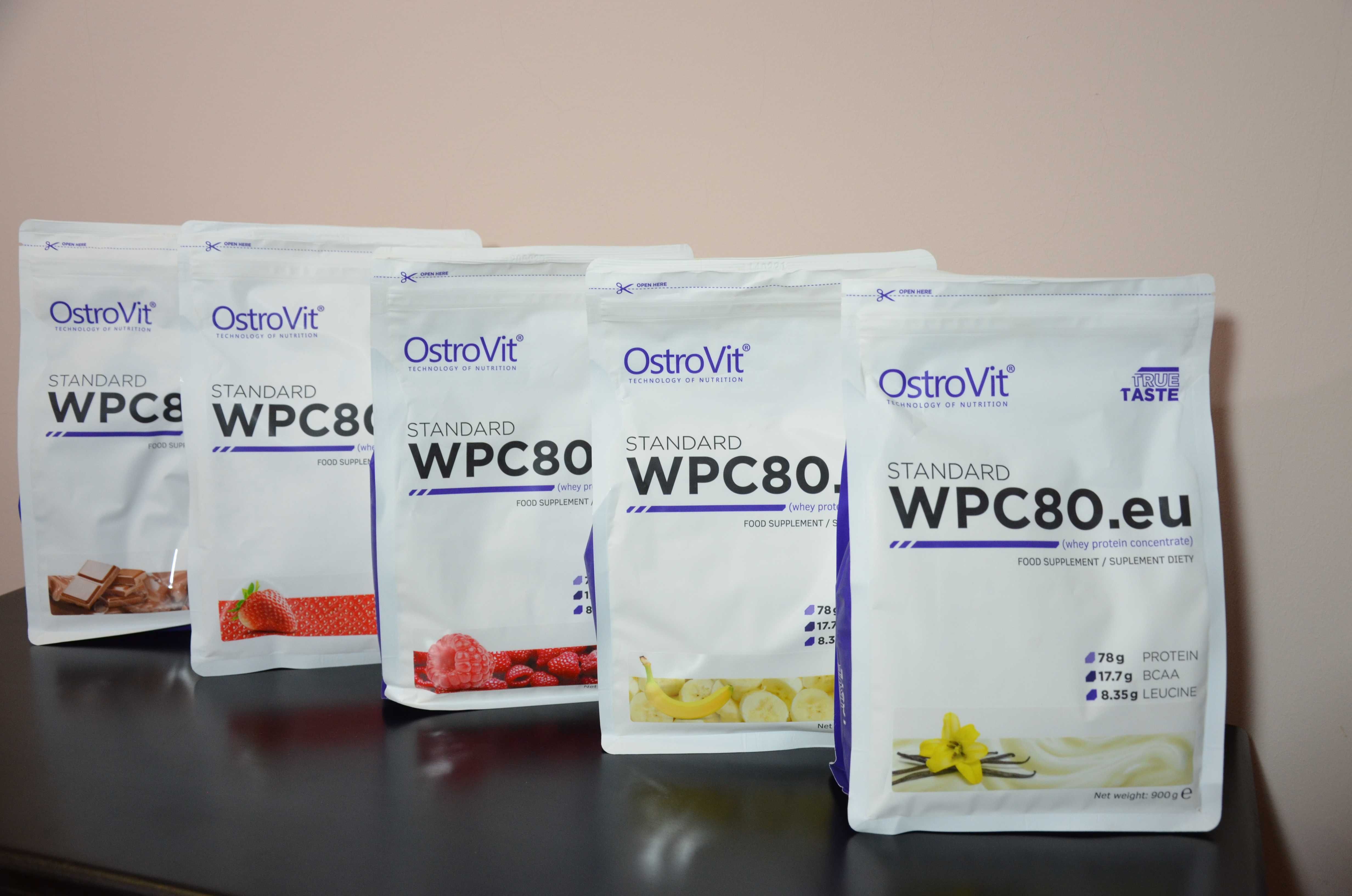 АКЦИЯ Протеин Standart WPC 80 Whey Protein Ostrovit 900 грамм Польша