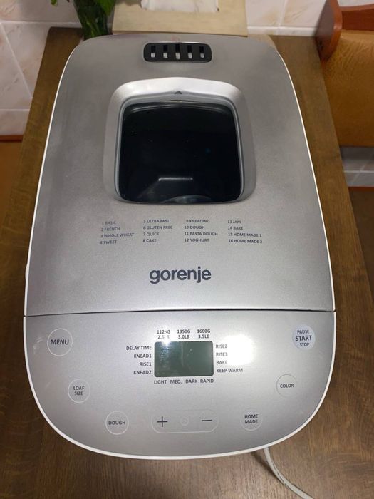 Хлібопічка GORENJE BM1600WG