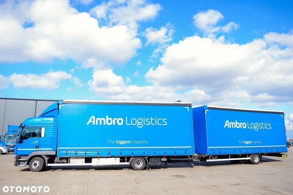 MAN TGL 12.250  2019 rok, z przyczepą Konar JG3. Serwisowany.