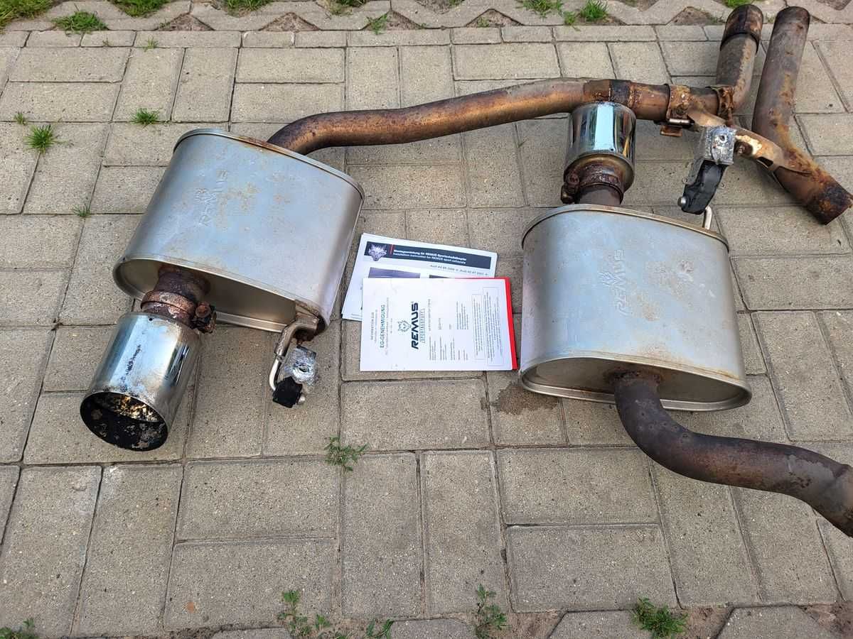 AUDI A4 B8 , A5 8T 3,2 FSI tłumik REMUS .