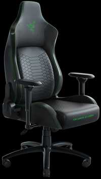НОВЕ Топове ігрове крісло Razer Iskur Black Green ЗРУЧНЕ KLAVAcomp