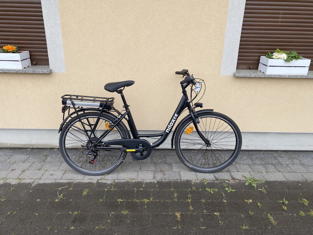 Miejski rower elektryczny ze wspomaganiem Nilox J5, 26"
