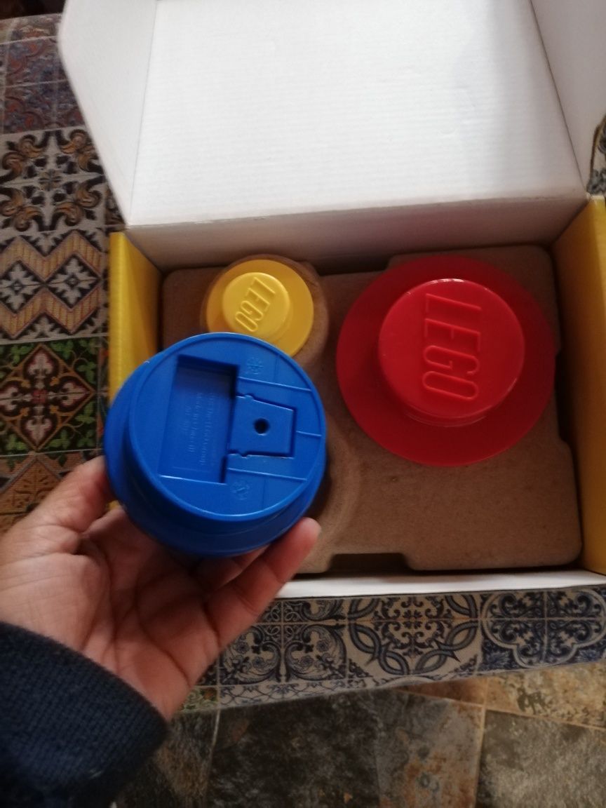 Ganchos de parede lego