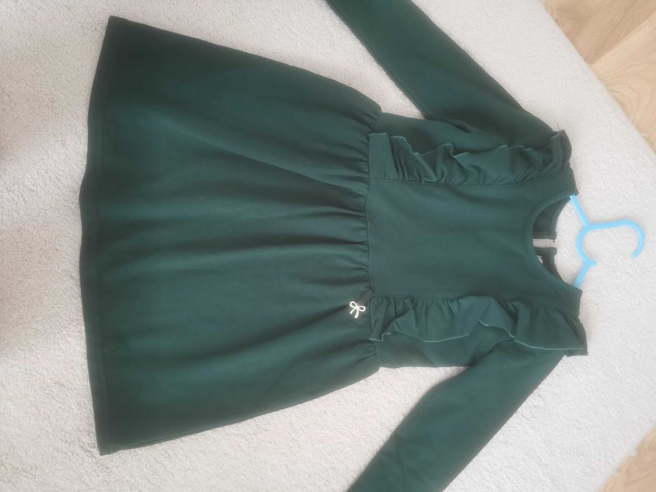 Świąteczna sukienka dla dziewczynki rozmiar 116